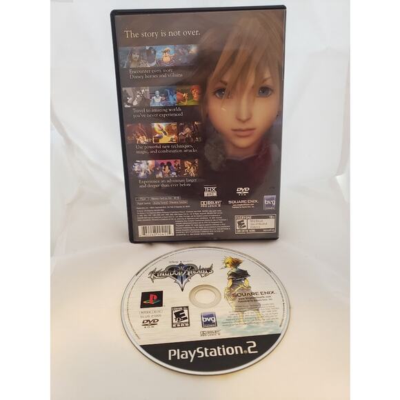Kingdom Hearts (PS2, No Manual) – Square Enix, Disc & Case Only - Picture 2 of 2